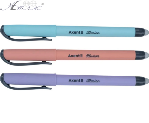 Ручка шариковая, пишет-страет, Axent Illusion синяя AG1094-02А Ручка шариковая, пишет-страет, Axent Illusion синяя AG1094-02А