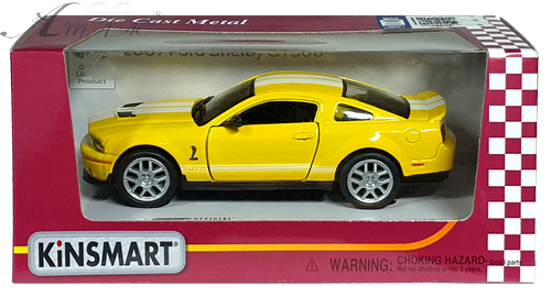 Машинка Kinsmart Ford Shelby GT500, 2007 рік KT5310W Машинка Kinsmart Ford Shelby GT500, 2007 рік KT5310W