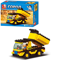 Іграшка Конструктор Sluban Міська серія Самоскид 85 деталей  M38-B9500