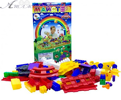 Игрушка Пластиковая Конструктор Мастер-4К железная дорога 150 деталей 5211 Игрушка Пластиковая Конструктор Мастер-4К железная дорога 150 деталей 5211