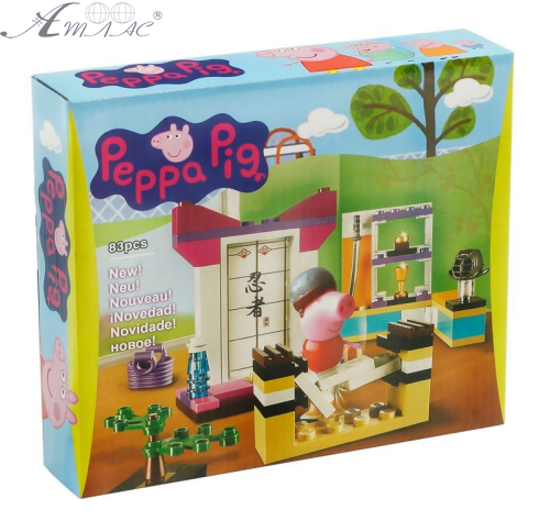 Игрушка Конструктор Peppa Pig 83 детали 12536 Игрушка Конструктор Peppa Pig 83 детали 12536