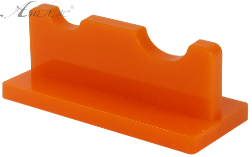 Подставка под две кисточки, оранжевый пластик AS-0062 Подставка под две кисточки, оранжевый пластик AS-0062