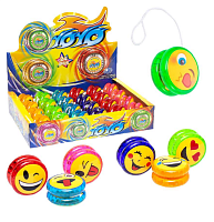 Іграшка Йо-йо світло Смайл в асортименті 5 см  2388