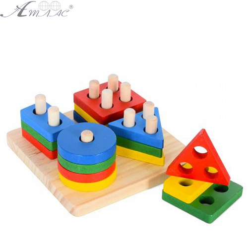 Іграшка Дерев'яна Сортер фігури Геометрика MD2905 Іграшка Дерев'яна Сортер фігури Геометрика MD2905