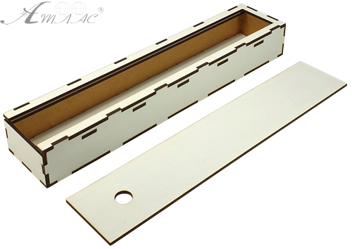Пенал для кисточек из МДФ 31 х 6,5 х 4 см AS-6225 фото 2