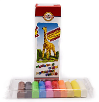 Пластилін Koh-i-Noor 10 кольорів 200 гр  Жираф  013150400000