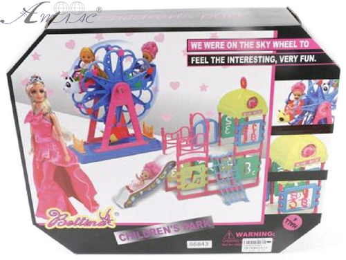 Іграшка Набір "Bettina" Атракціон з лялькою та 3 маленькими ляльками 66843 Іграшка Набір "Bettina" Атракціон з лялькою та 3 маленькими ляльками 66843