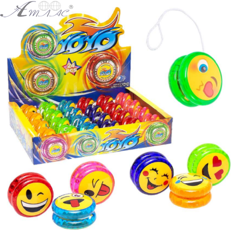 Игрушка Йо-йо светится Смайл в ассортименте 5 см 2388 Игрушка Йо-йо светится Смайл в ассортименте 5 см 2388