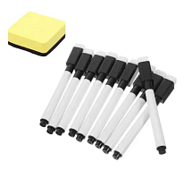 Маркер сухостираемый Круглый, черный  052499