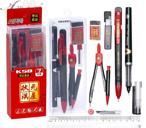 Готовальня 7 предметов в платиковом футляре  07270