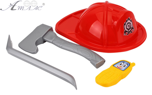 Игрушка Набор Пожарного в сетке 4 предмета  8607