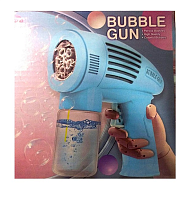 Игрушка Пистолет Bubbles Gun Голубой для пускания мыльных пузырей   BL354
