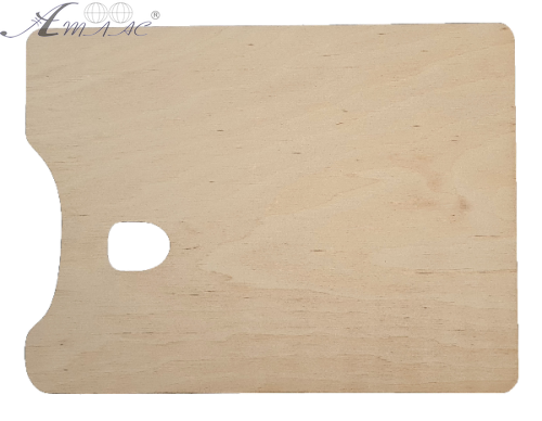 Палитра № 25 дерево, не промасленная, прямоугольная 38*28см AS-4975 Палитра № 25 дерево, не промасленная, прямоугольная 38*28см AS-4975