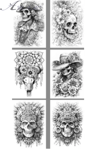 Розмальовка Інтегральна ASH Skull А 4 8 аркушів 24172 фото 2 Розмальовка Інтегральна ASH Skull А 4 8 аркушів 24172 фото 2