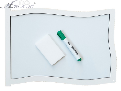 Доска Магнитная сухостираемая с рамкой из МДФ 37х39см Флаг  AS-7029
