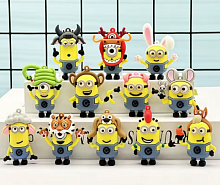 Брелок Міньйон мікс гумовий 5 см  06872