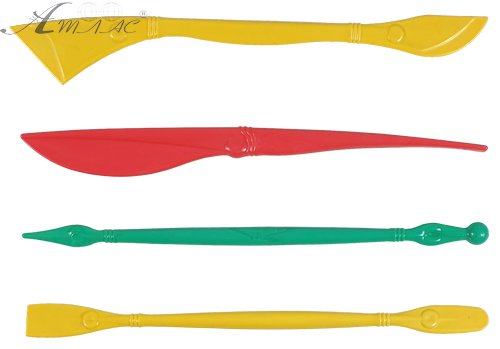 Стеки для пластилина набор 4 шт 16 см  AS-0207
