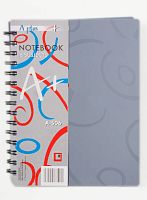 Блокнот-спираль с разделителями Aplus А5 120 л # пластиковая обложка А-506