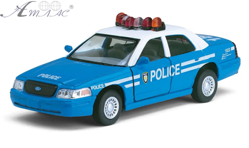 Машинка Kinsmart Ford Crown Victoria Police Interceptor KT5342W Машинка Kinsmart Ford Crown Victoria Police Interceptor KT5342W