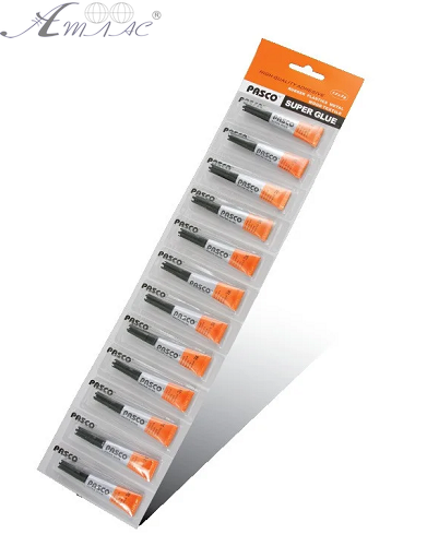 Клей Суперклей Pasco 3 гр якісний ! в блістері  C-041 фото 2