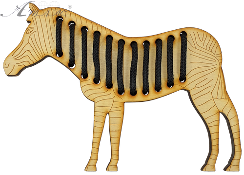 Игрушка развивающая Шнуровка Зебра 19 х 13,5 см, с цветным шнурком 1,2 м AS-7133 Игрушка развивающая Шнуровка Зебра 19 х 13,5 см, с цветным шнурком 1,2 м AS-7133