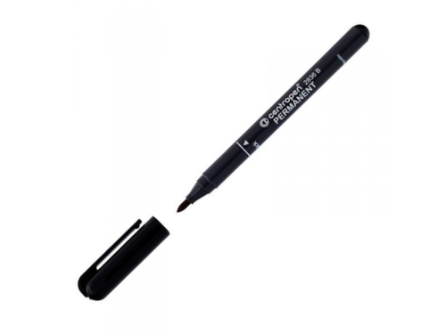 Маркер Centropen перманентный черный   2836/01 