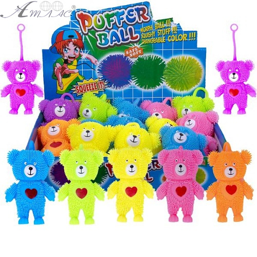 Игрушка Силиконовая тянучка Мишка свет 12см 15906 Игрушка Силиконовая тянучка Мишка свет 12см 15906