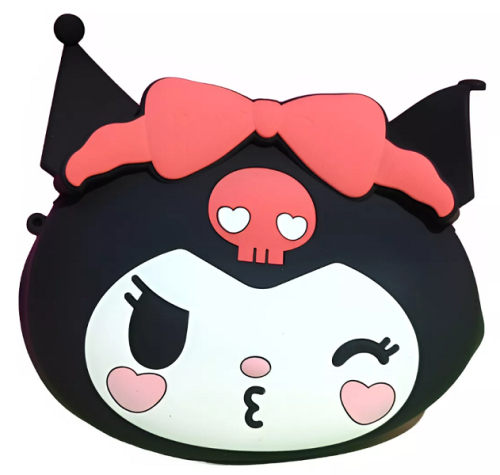 Игрушка Кошелек силиконовый Sanrio Kuromi силикон 14 см С68965 фото 2 Игрушка Кошелек силиконовый Sanrio Kuromi силикон 14 см С68965 фото 2
