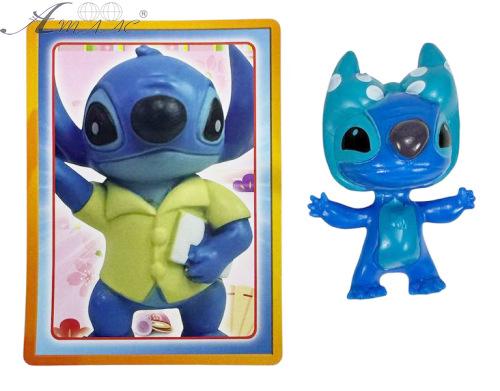 Игрушка Герои Мультфильмов Стич ~5 см с бантиком 14049 Игрушка Герои Мультфильмов Стич ~5 см с бантиком 14049