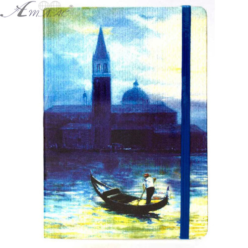 Блокнот YES "Italia" 135 х 188 мм 80 л на резинці мiх 4 дизайна 150863, 150885