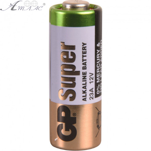 Батарейка 23A GP MN21 Super 12V 10 х 28 мм 07,2027р 1шт 04682 Батарейка 23A GP MN21 Super 12V 10 х 28 мм 07,2027р 1шт 04682