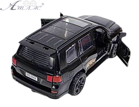 Машинка Die-CastCar Toyota Land Cruiser 200 2nd FL метал 12см  01191 фото 4