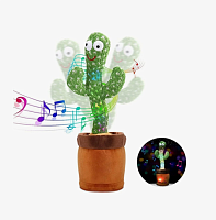 Игрушка Танцующий кактус повторяшка 32 см в коробке 11186