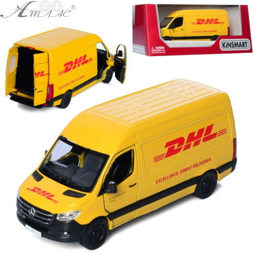 Машинка Kinsmart Mersedes-Benz Sprinter DHL KT5429W Машинка Kinsmart Mersedes-Benz Sprinter DHL KT5429W