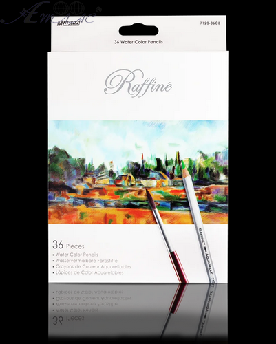 Олівці акварельні кольорові Marco Raffine 36 кольорів, шестигранні  7120-36СВ