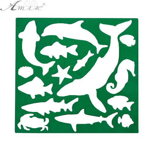 Трафарет "Морські мешканці" 1 шт 13 см AS-0255, К-9067м фото 3 Трафарет "Морські мешканці" 1 шт 13 см AS-0255, К-9067м фото 3