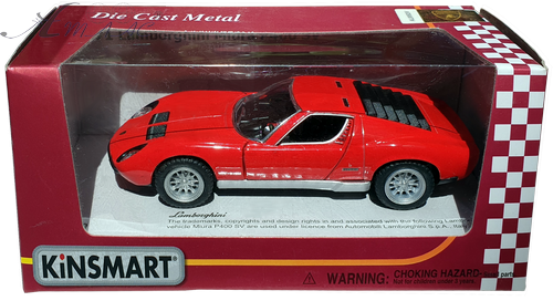Машинка Kinsmart Lamborghini Miura P400 SV KT5390W фото 2 Машинка Kinsmart Lamborghini Miura P400 SV KT5390W фото 2