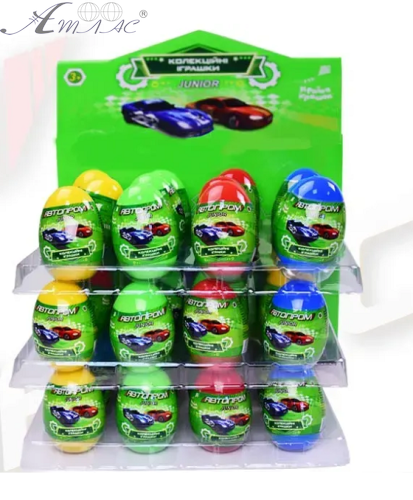 Іграшка Модель Автопром Машинка в яйці 7801А фото 2 Іграшка Модель Автопром Машинка в яйці 7801А фото 2