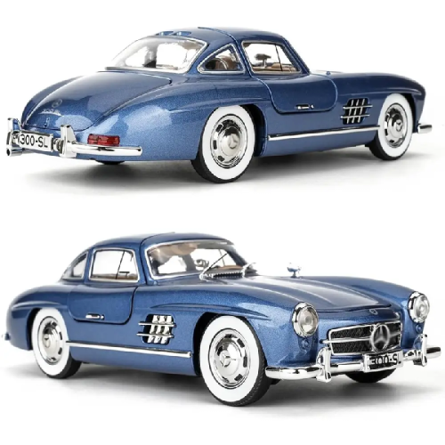 Машинка Автоэксперт Mersedes-Benz 300SL 1954 голубая 21см двери свет звук 1728-18 фото 2 Машинка Автоэксперт Mersedes-Benz 300SL 1954 голубая 21см двери свет звук 1728-18 фото 2