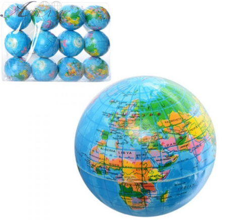 Игрушка Мячик мягкий фомовый 6 см Глобус 06368 Игрушка Мячик мягкий фомовый 6 см Глобус 06368
