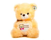 Игрушка Мягкая Мишка с сердцем желтый  35 см 1411/35