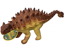 Игрушка силиконовая антистресс, динозавр коричневый с шипами 20 см  14251