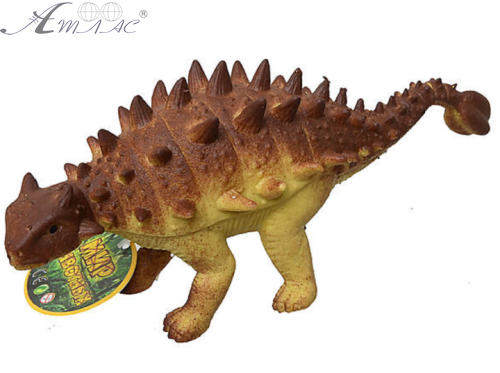 Игрушка силиконовая антистресс, динозавр коричневый с шипами 20 см 14251 Игрушка силиконовая антистресс, динозавр коричневый с шипами 20 см 14251