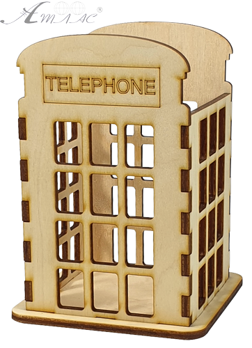 Подставка для ручек Телефонная будка 9*10*13см AS-4296 Подставка для ручек Телефонная будка 9*10*13см AS-4296