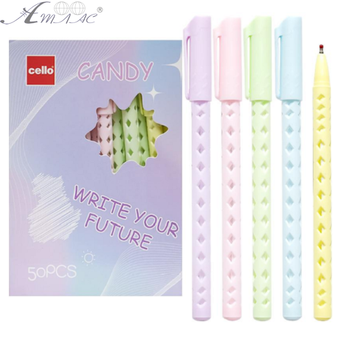 Ручка кулькова Cello Candy синя 0,5мм  CL2371