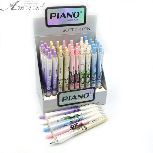 Ручка шариковая Piano Soft ink Pen автомат цветная Cиняя 0,7мм 02406 Ручка шариковая Piano Soft ink Pen автомат цветная Cиняя 0,7мм 02406