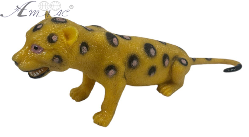 Іграшка силіконова антистрес, дикі тварини Леопард 13см 06727 Іграшка силіконова антистрес, дикі тварини Леопард 13см 06727