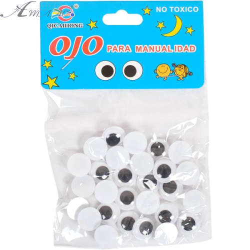 Игрушка Наклейки Глазки белая основа 1,2см 10808 Игрушка Наклейки Глазки белая основа 1,2см 10808