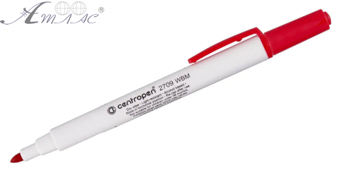Маркер сухостираемый, сentropen, красный, 1,8мм 2709/02 красн Маркер сухостираемый, сentropen, красный, 1,8мм 2709/02 красн