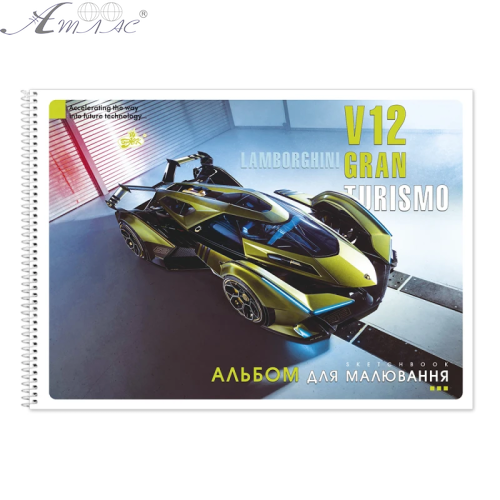 Альбом для малювання спіраль Бриск Мікс 50 аркушів 100 г/м²  01903 фото 2
